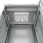 Шкаф телекоммуникационный напольный Cabeus SH-05C-12U60/80 серый, IP20, 12U, 730х600х800 мм (ВхШхГ), дверь: стекло, разборный