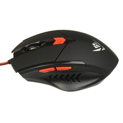 Мышь проводная Dialog MOG-11U Nakatomi Gaming - 6 кнопок + ролик, USB,черная