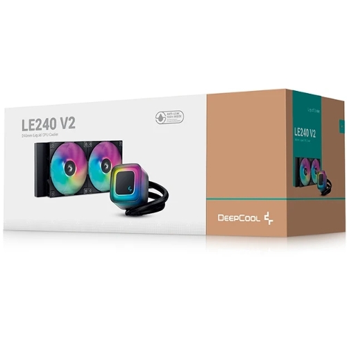 Система жидкостного охлаждения DeepСool LE240 V2 черный (R-LE240-BKAMMC-G-2)