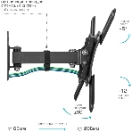 Кронштейн для телевизора Kromax CORBEL-4 черный, 15