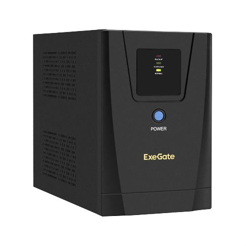 Источник бесперебойного питания ExeGate EP285496RUS SpecialPro UNB-1500.LED.AVR.C13.RJ.USB 1500VA/950W, LED, AVR, 6*IEC-C13, RJ45/11, USB, черный