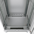 Шкаф телекоммуникационный напольный Cabeus SH-05C-12U60/80 серый, IP20, 12U, 730х600х800 мм (ВхШхГ), дверь: стекло, разборный