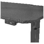 Стол игровой Cactus CS-EDL-GbK столешница МДФ черный, каркас черный