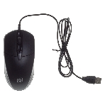 Мышь проводная Oklick 275M черный, 1000 dpi, USB, кнопки - 3
