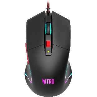 Мышь проводная Acer Nitro OMW301 черный, 7200 dpi, USB, кнопки - 6