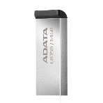Флешка USB ADATA UR350 (UR350-64G-RSR/BK), 64Gb, USB 3.2, R/W 100/15, серебристый/черный