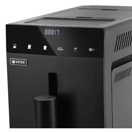 Кофемашина автоматическая Vitek Metropolis VT-8700 черный, зерновой кофе, 1.2 л, 1350 Вт, 20 Бар