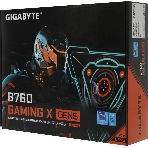 Материнская плата Gigabyte B760 GAMING X GEN5, LGA1700, Intel B760, 4xDDR5, 4xSATA, 3xM.2, 1xPCIe 5.0 x16, 2xPCIe 3.0 x1, 1xHDMI, 1xDP, 1x2.5Gb LAN, 1xUSB-C 5Gbps, 1xUSB-A 10Gbps, 1xUSB-A 5Gbps, 5xUSB-A 2.0, 6x3.5 мм, 7.1, ATX