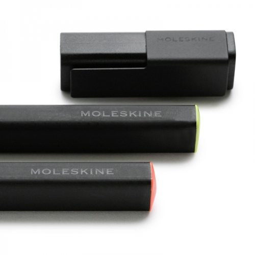 Карандаши цветные Moleskine Highlighter EW2PSFN12, липа, 2 цвета (2шт)