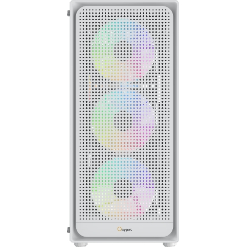 Компьютерный корпус Ocypus Gaммa C50 WH ARGB, MATX, USB 3.0*1+USB 2.0*2, FRONT 3x120мм ARGB, REAR 1x120мм ARGB