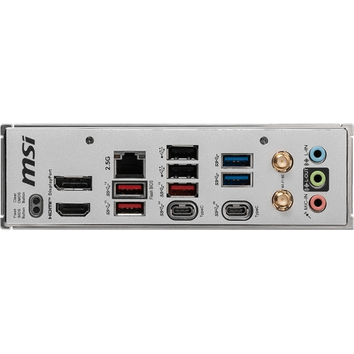 Материнская плата MSI B650M PROJECT ZERO, AM5, AMD B650, 4xDDR5, 4xSATA, 2xM.2, 1xPCIe 4.0 x16, 1xPCIe x1, 1xDP, 1xHDMI, 1x 2.5Gb LAN, 2xUSB-A 2.0, 2xUSB 3.2 Gen 1, 3xUSB 3.2 Gen 2, 3x3.5 мм, 7.1, mATX