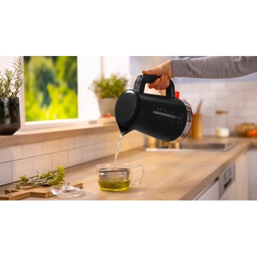 Чайник электрический Bosch TWK4M223 1.7 л, черный корпус: пластик