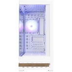 Компьютерный корпус ZALMAN P40 NAMU, ATX, белый, WINDOW, WOODEN ELEMENTS, 2xCombo(2.5” or 3.5”), 1xUSB TYPE-C, 2xUSB 3.0, SIDE 3x120мм ARGB, REAR 1x120мм ARGB
