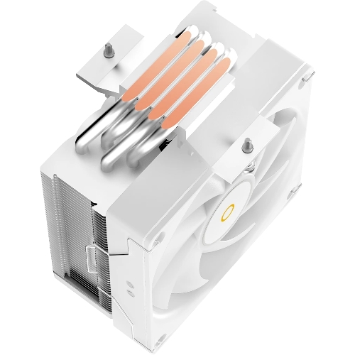 Кулер для процессора Ocypus Delta A40 SE WH ARGB, 120мм ARGB FAN, Top ARGB Panel, 4 HEAT PIPES, 4-PIN PWM, 800-1800 RPM, 31DBA, HYDRO BEARING, LGA115X/1200/1700/18XX, AM4/AM5