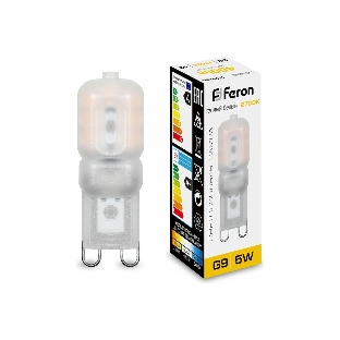 Лампа светодиодная Feron LB-430 5W 230V G9 2700K