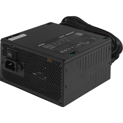 Блок питания MSI MAG A600DN (306-7ZP6B11-809), 600 Вт, 80 PLUS WHITE, 120 мм, черный