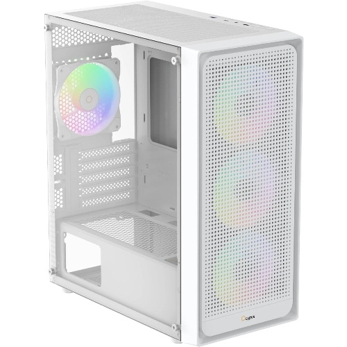 Компьютерный корпус Ocypus Gaммa C50 WH ARGB, MATX, USB 3.0*1+USB 2.0*2, FRONT 3x120мм ARGB, REAR 1x120мм ARGB