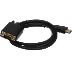 Кабель GoPower HDMI (m)-VGA (m) 1м черный Premium Zip-Lock c подвесом (1/200)