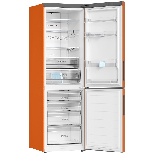 Холодильник Haier C2F636CORGU1 оранжевый двухкамерный 256/108 л морозилка снизу, No Frost