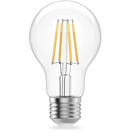 Лампа филам. Gauss Filament 9Вт цок.:E27 груша св.свеч.бел.нейт. (упак.:10шт) (22229)