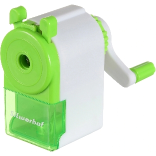 Точилка для карандашей механическая Silwerhof Color, 1 отверстие, зеленый
