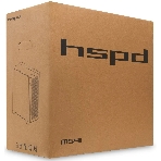 Компьютерный корпус без блока питания Case HSPD M541, Mesh Mid Tower, черный, TG, 0.7 SPCC, no fans, ATX, mATX, mITX, 170/405/210мм, 2x2.5