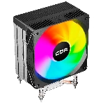 Кулер для процессора CBR CBR-CC-3190-RGB-PWM Al+Cu, 3 heat pipes, Socket 775/1366/1155/1156/1150/1151/1200/1700/AM2/АМ2+/АМ3/AM3+/FM1/FM2/AM4/AM5, TDP 190W, 120mm Fan, 2300RPM, HB, RGB, PWM, 36db