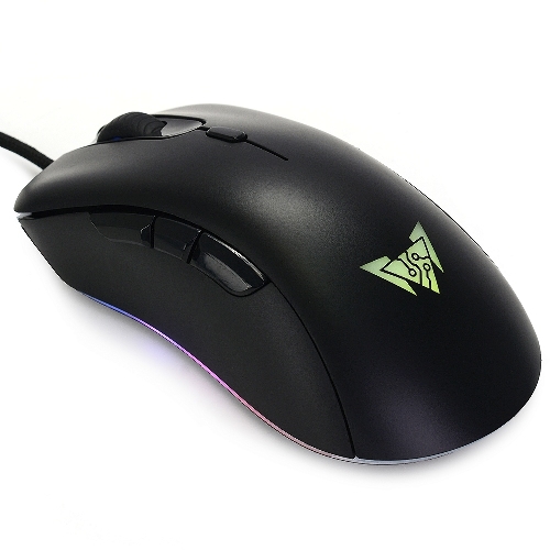 Мышь проводная Crown CMGM-904 черный, 7000 dpi, USB, кнопки - 7