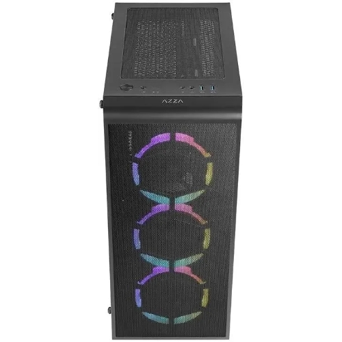 Компьютерный корпус Azza Prime 360E черный без БП ATX 5x120мм 2x140мм 2xUSB 3.0 audio bott PSU
