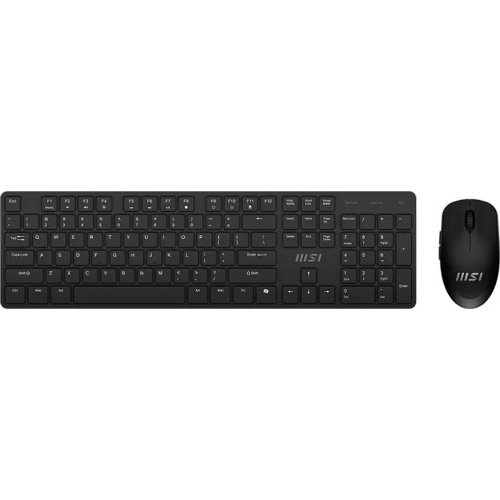 Комплект клавиатура+мышь MSI K200 Combo MS-8ZA4 беспроводной, USB, 1600 DPI, чёрный