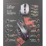 Мышь проводная A4Tech Bloody J95s серый, 8000 dpi, USB, кнопки - 9