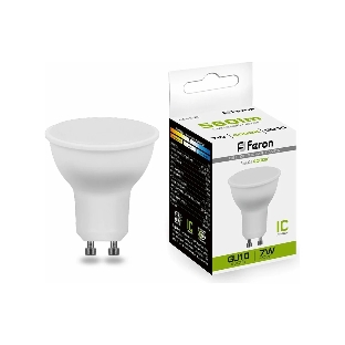 Лампа светодиодная Feron LB-26 80LED 7W 230V GU10 4000K