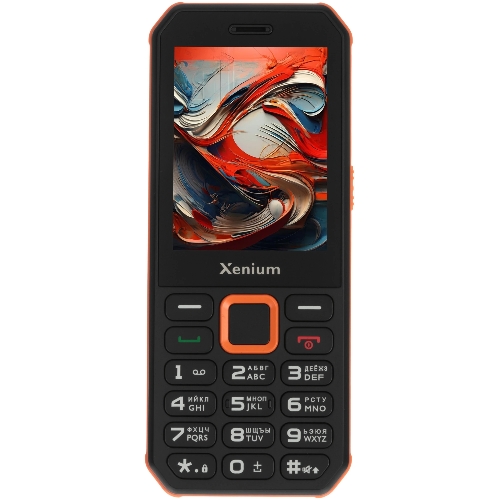 Мобильный телефон Xenium X300 черный/оранжевый