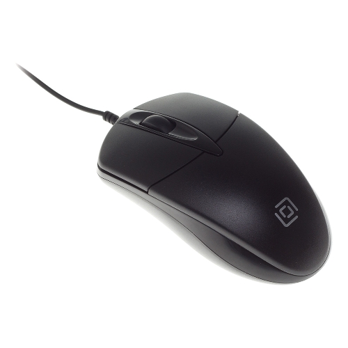 Мышь проводная Oklick 275M черный, 1000 dpi, USB, кнопки - 3
