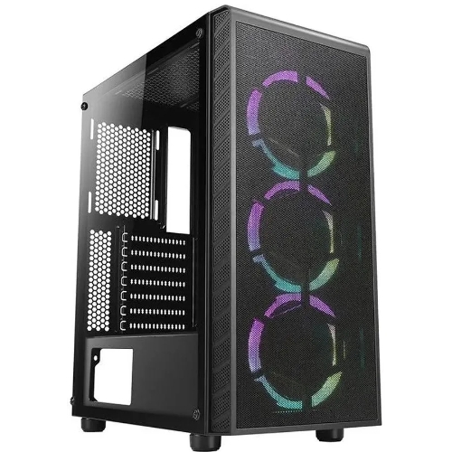 Компьютерный корпус Azza Prime 360E черный без БП ATX 5x120мм 2x140мм 2xUSB 3.0 audio bott PSU