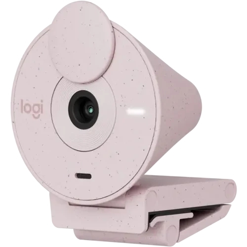 Веб-камера Logitech Brio 300 1920x1080, 30 кадр/с, USB Type-C, микрофон (шумоподавление), автоматическая фокусировка, автоосвещение, универсальное крепление розовый