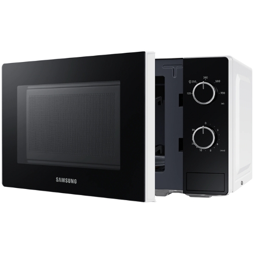 Микроволновая печь Samsung MS20A3010AH белый/черный, 20 л, 700 Вт, переключатели - поворотный механизм