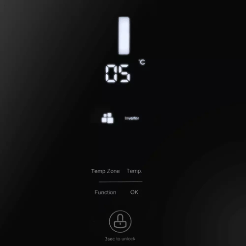Холодильник Maunfeld MFF177NFB Slim Inverter черный двухкамерный 352/198л морозилка слева, No Frost, Side by Side