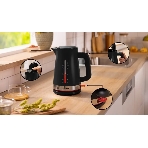 Чайник электрический Bosch TWK4M223 1.7 л, черный корпус: пластик