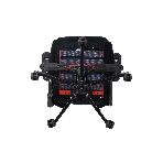 Кресло игровое Бюрократ Knight Outrider Light-20 черный с подголов. крестовина металл