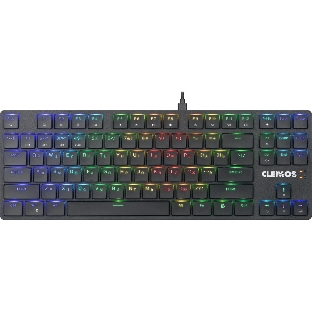 Клавиатура Defender Cleikos GK-135 гибридная, USB Type-C, Bluetooth, радиоканал, чёрный