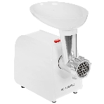 Мясорубка электрическая Willmark WMG-2043JW белый, 2000 Вт, 2.4 кг/мин, реверс, защита от перегрузки, насадки - 5