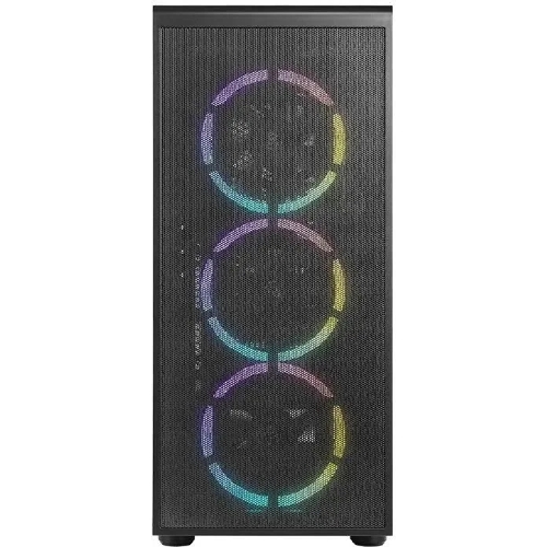 Компьютерный корпус Azza Prime 360E черный без БП ATX 5x120мм 2x140мм 2xUSB 3.0 audio bott PSU