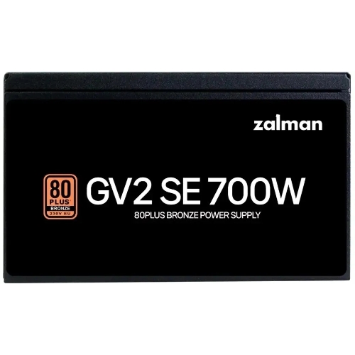 Блок питания Zalman ZM700-GV2SE 700 Вт, 80 PLUS BRONZE, 120 мм, немодульный, черный