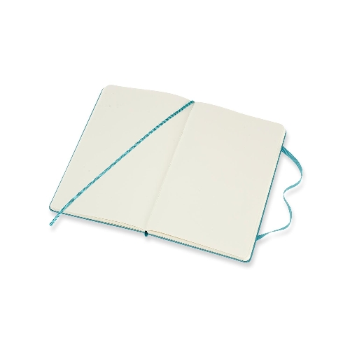 Блокнот Moleskine CLASSIC QP062B35 Large 130х210 мм, 240 страниц, нелинованный, твердая обложка, голубой