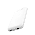 Портативный аккумулятор MORE CHOICE (4620202552907) PB25-10 белый - 10000mAh 2USB