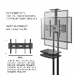 Стойка для телевизора с кронштейном ONKRON TS1552 40