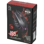 Мышь проводная A4Tech Bloody J95s серый, 8000 dpi, USB, кнопки - 9