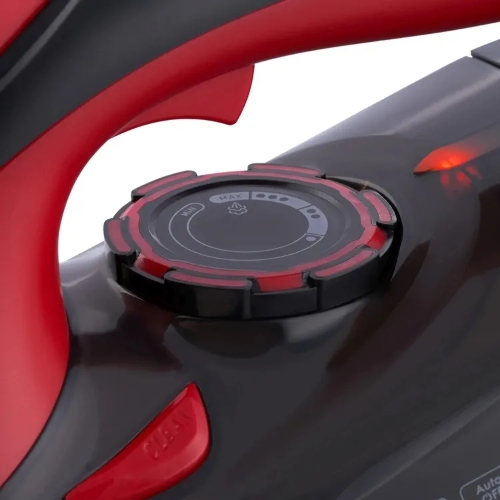 Утюг Domfy DSC-EI502 черный/красный, 2400 Вт, 160 г/мин, 400 мл