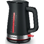 Чайник электрический Bosch TWK4M223 1.7 л, черный корпус: пластик